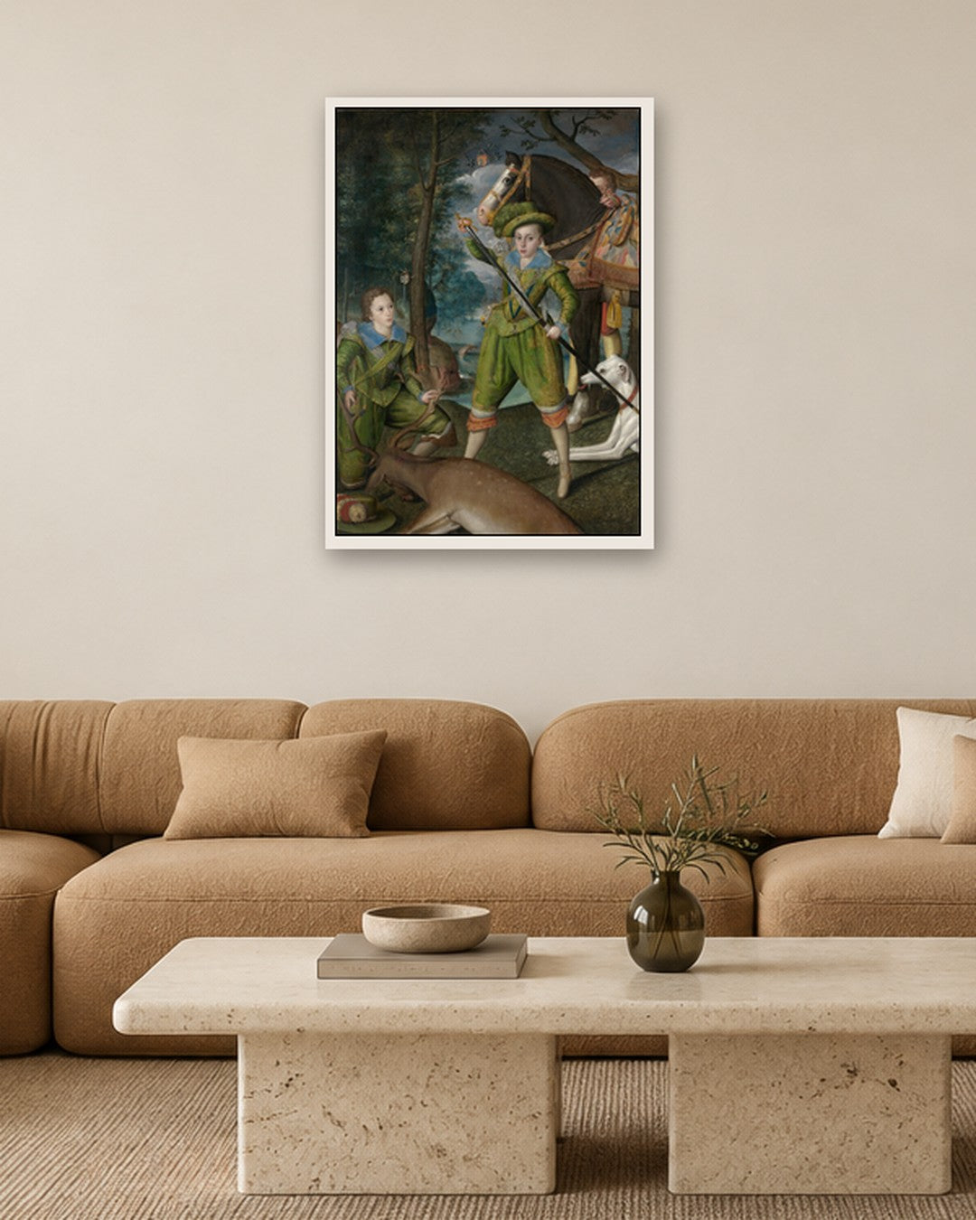 Renaissance Masters - Renaissance Masterpiece No. 423 - white frame in a room