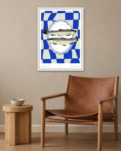 SENT Studio - Cravings Poster No. 17 - white frame in a room