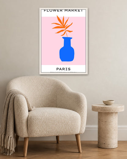 SENT Studio - Abstract Poster No. 39 - white frame in a room