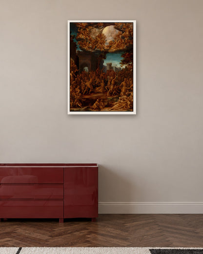 Renaissance Masters - Renaissance Masterpiece No. 81 - white frame in a room