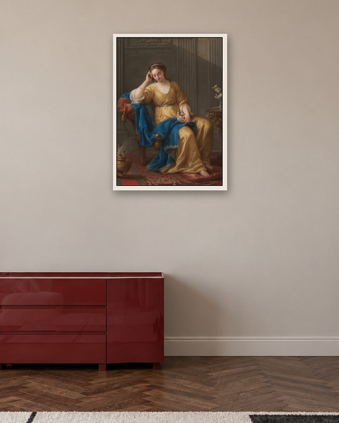 Renaissance Masters - Renaissance Masterpiece No. 104 - white frame in a room