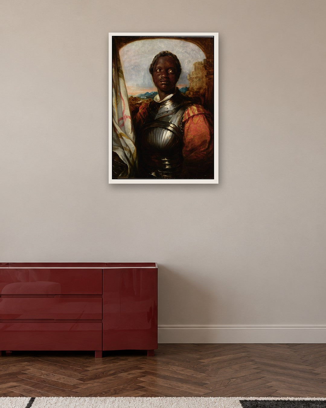 Renaissance Masters - Renaissance Masterpiece No. 78 - white frame in a room