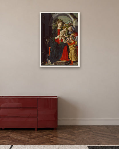 Renaissance Masters - Renaissance Masterpiece No. 61 - white frame in a room