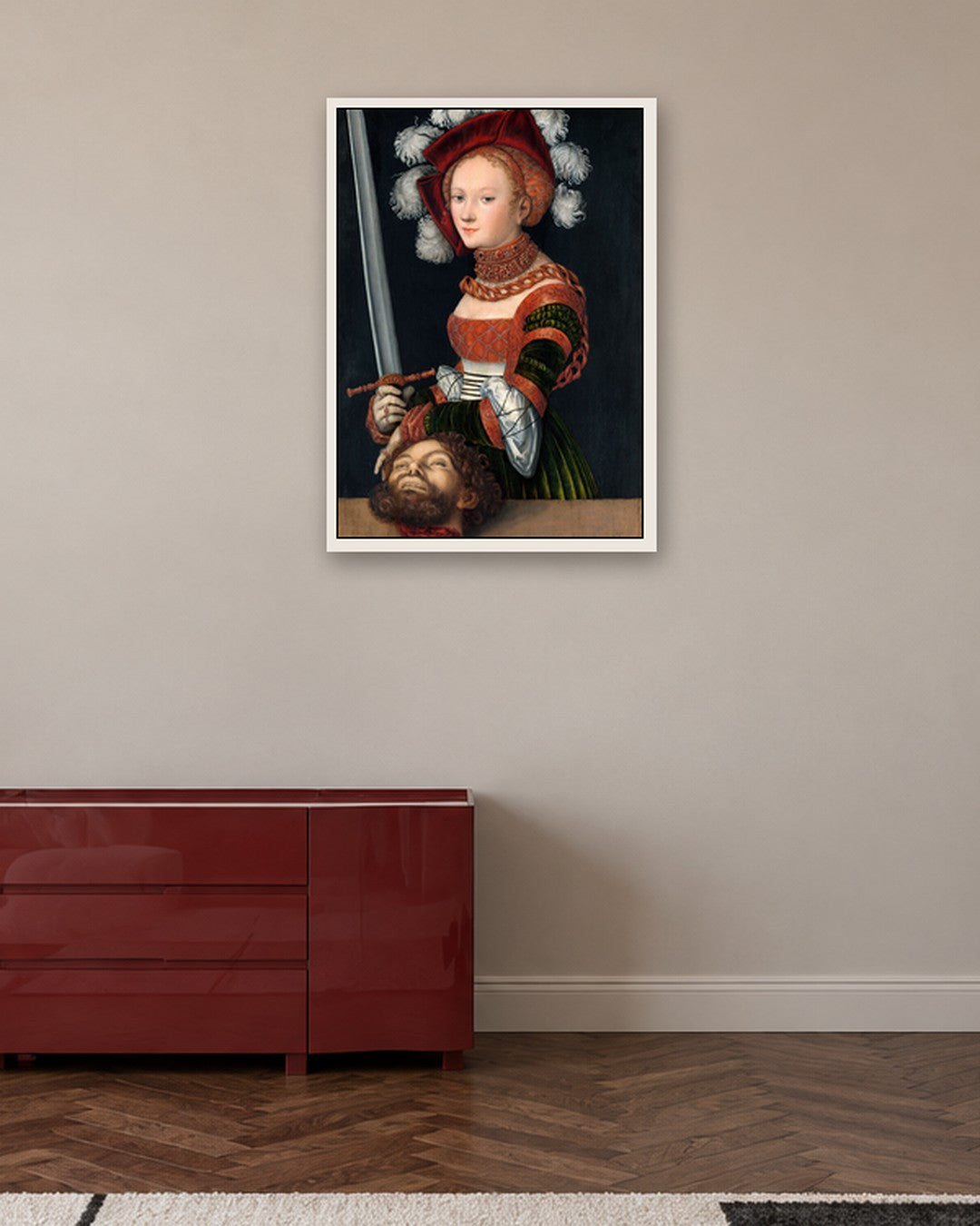 Renaissance Masters - Renaissance Masterpiece No. 268 - white frame in a room