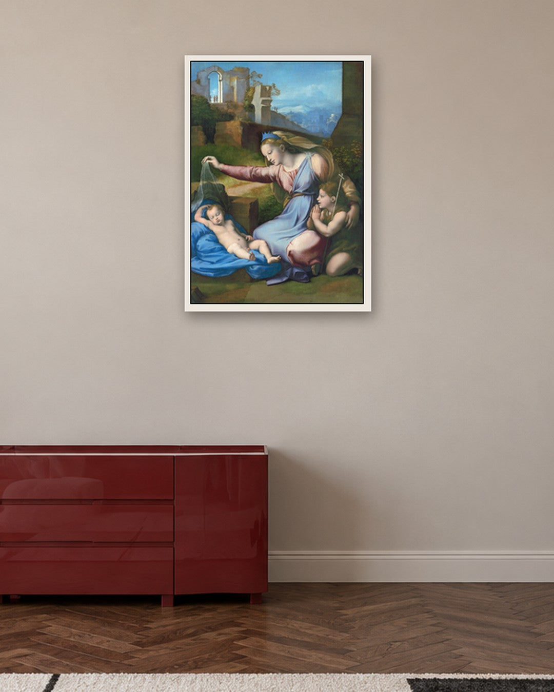 Renaissance Masters - Renaissance Masterpiece No. 261 - white frame in a room