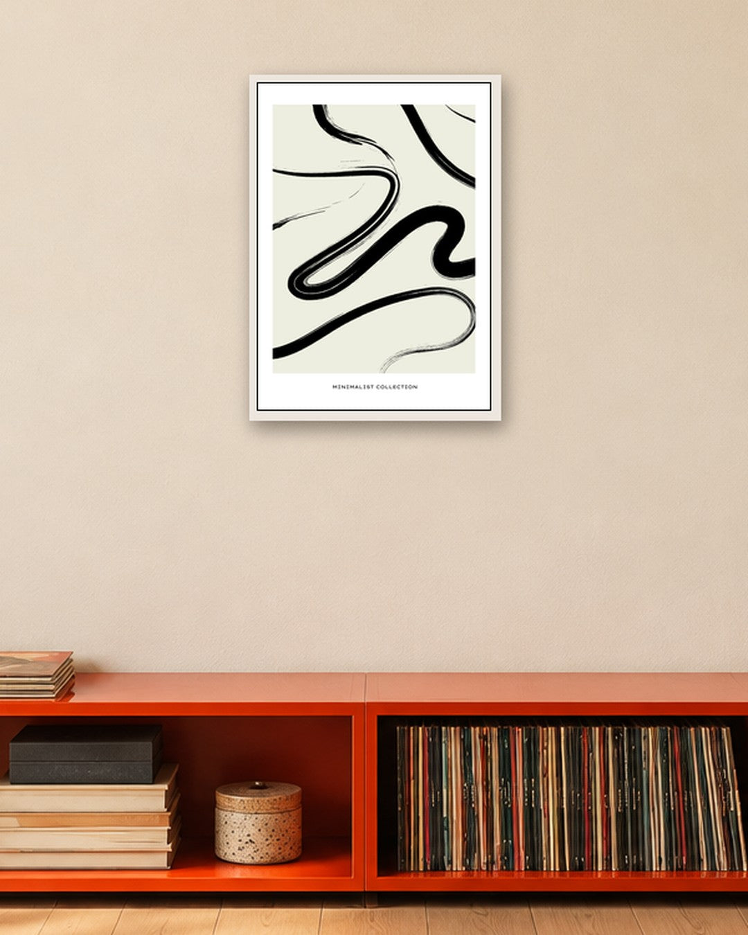 SENT Studio - Bohemian Poster No. 52 - white frame in a room