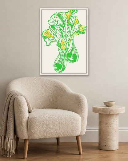 SENT Studio - Cravings Poster No. 32 - white frame in a room