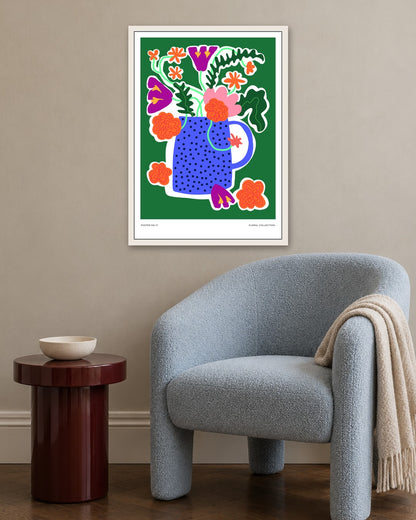 SENT Studio - Aesthetic Poster No. 17 - white frame in a room