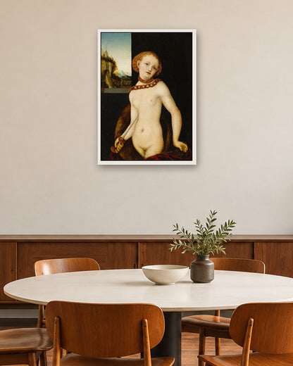 Renaissance Masters - Renaissance Masterpiece No. 203 - white frame in a room