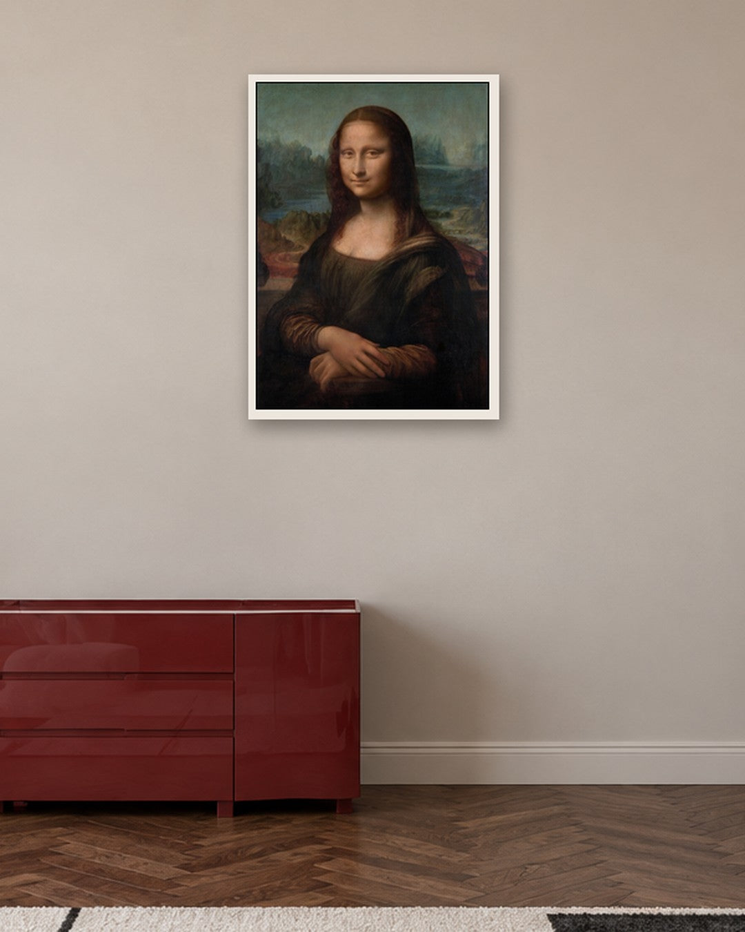 Renaissance Masters - Renaissance Masterpiece No. 344 - white frame in a room