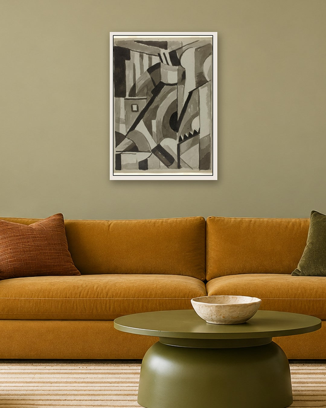 Carl Newman - Abstract - white frame in a room