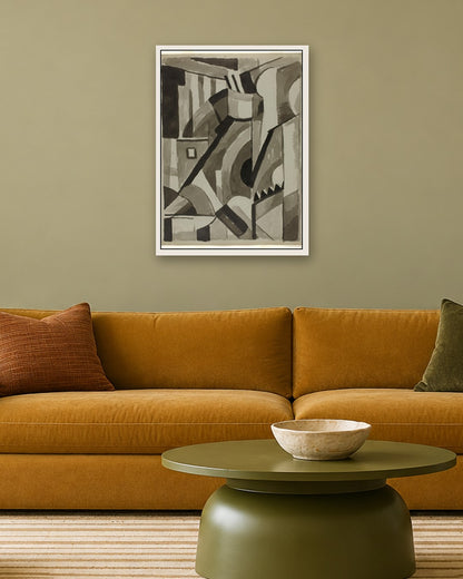 Carl Newman - Abstract - white frame in a room