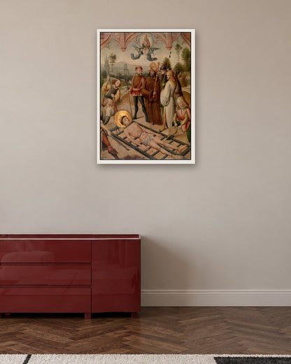 Renaissance Masters - Renaissance Masterpiece No. 123 - white frame in a room