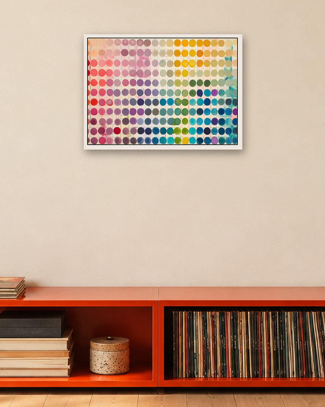 SENT Studio - Colour Chart - white frame in a room