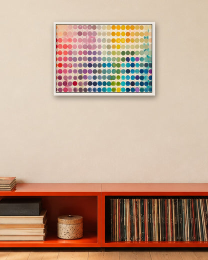 SENT Studio - Colour Chart - white frame in a room