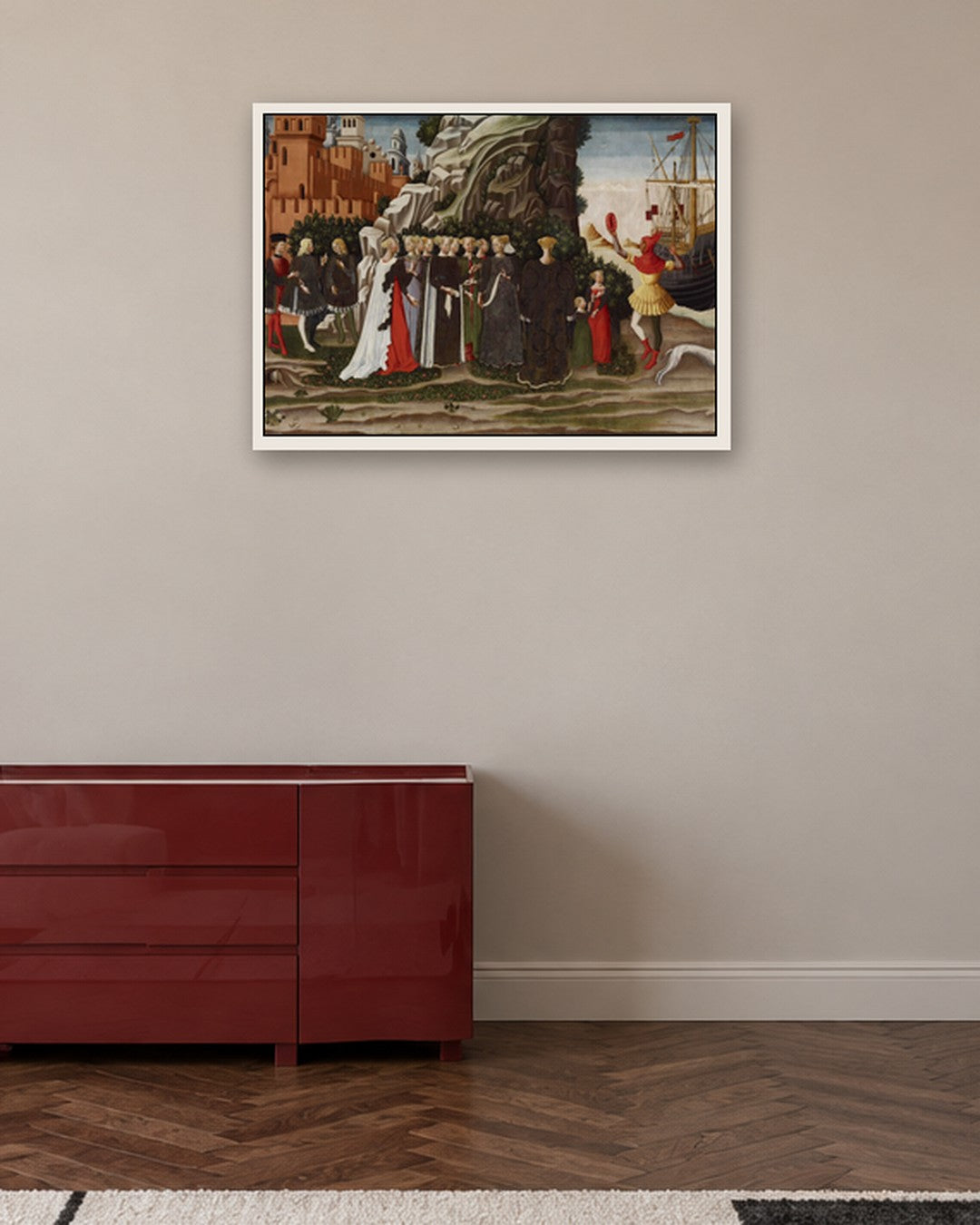 Renaissance Masters - Renaissance Masterpiece No. 62 - white frame in a room