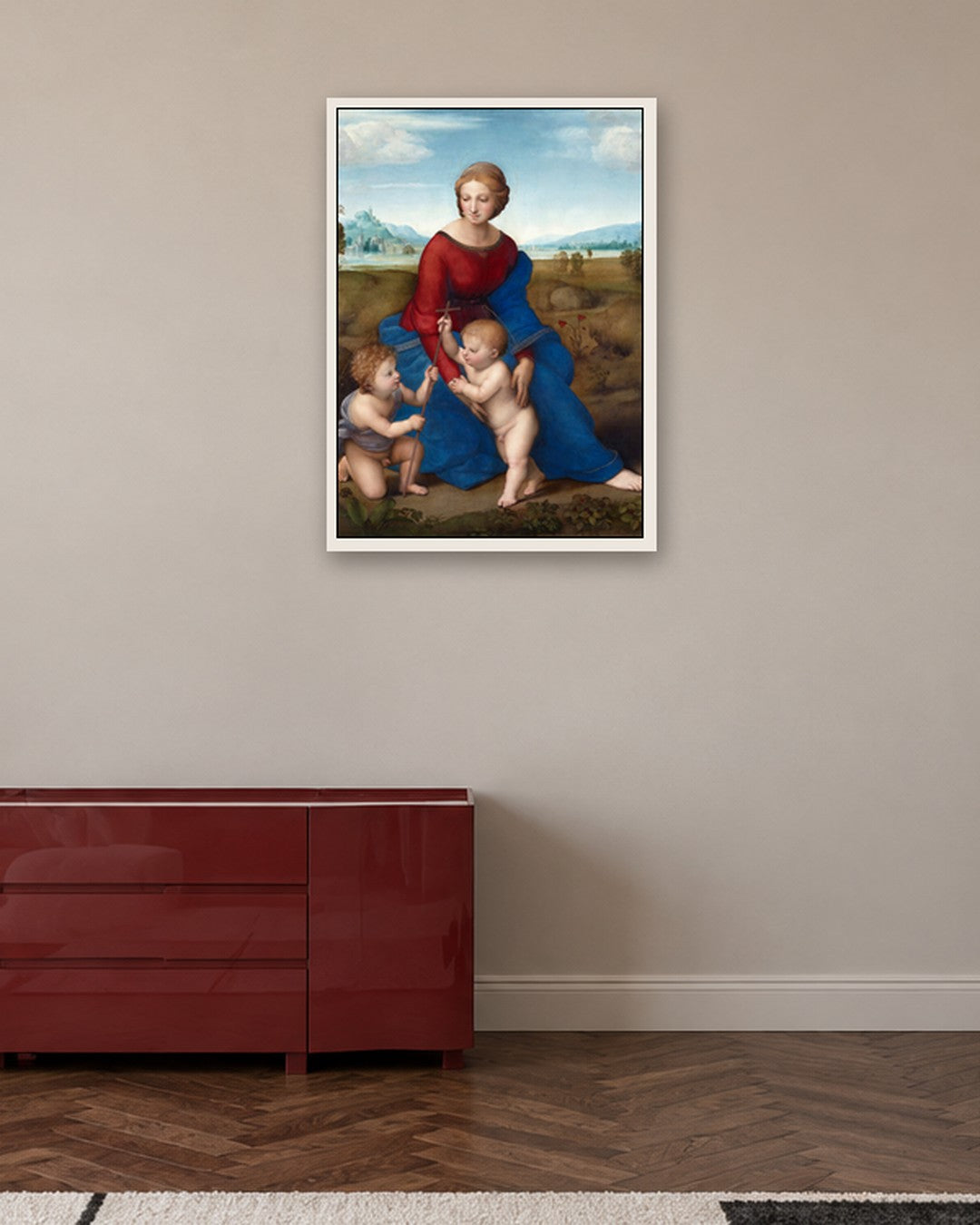 Renaissance Masters - Renaissance Masterpiece No. 310 - white frame in a room