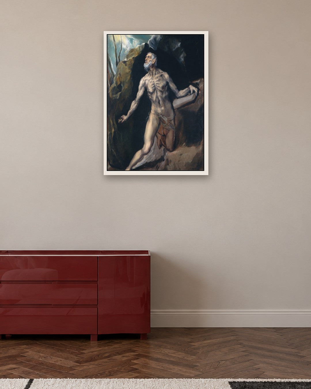 Renaissance Masters - Renaissance Masterpiece No. 218 - white frame in a room