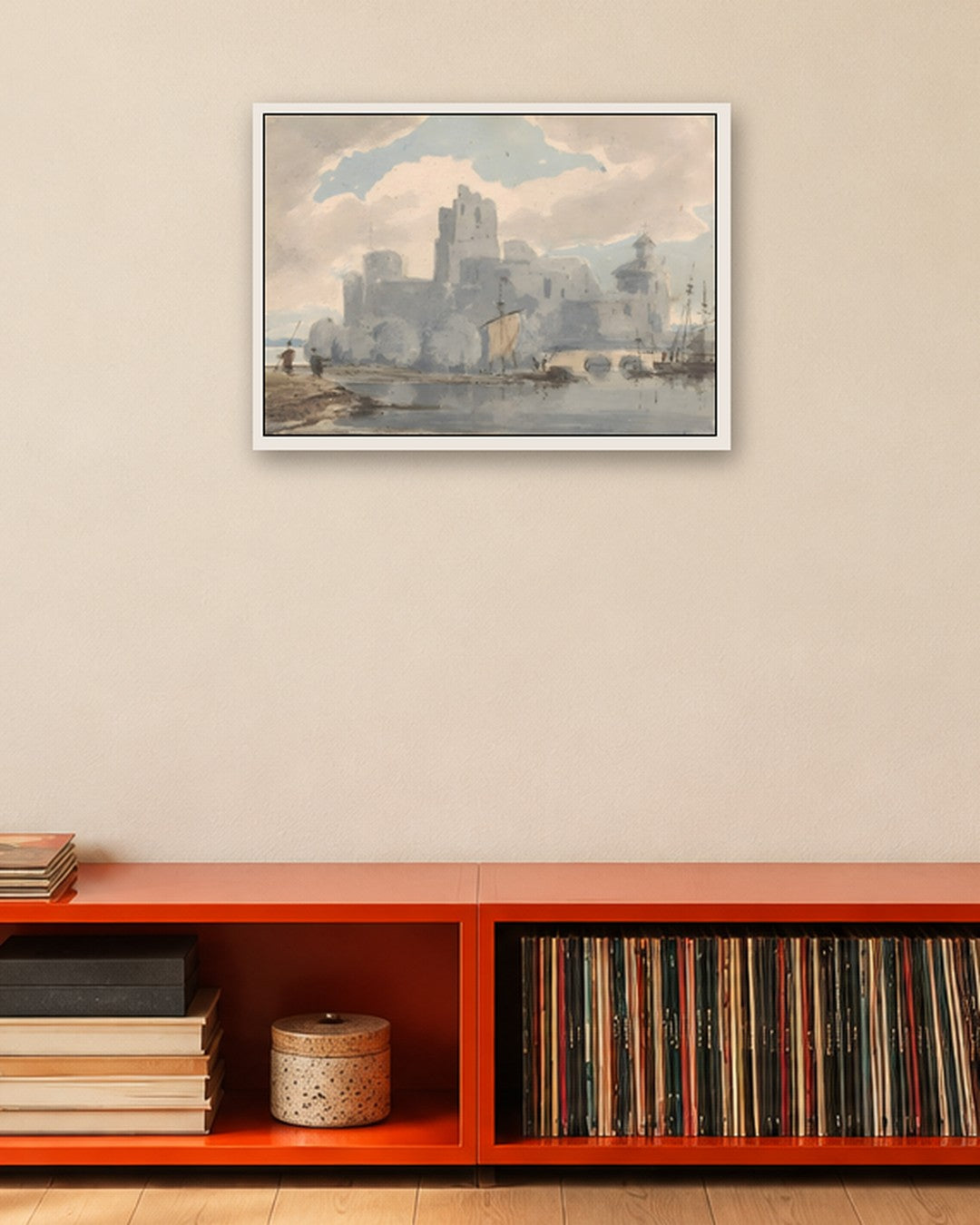 Harbor Castle - white frame in a room