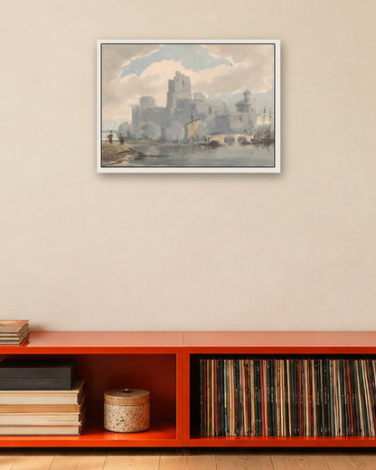 Harbor Castle - white frame in a room