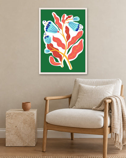 SENT Studio - Aesthetic Poster No. 46 - white frame in a room