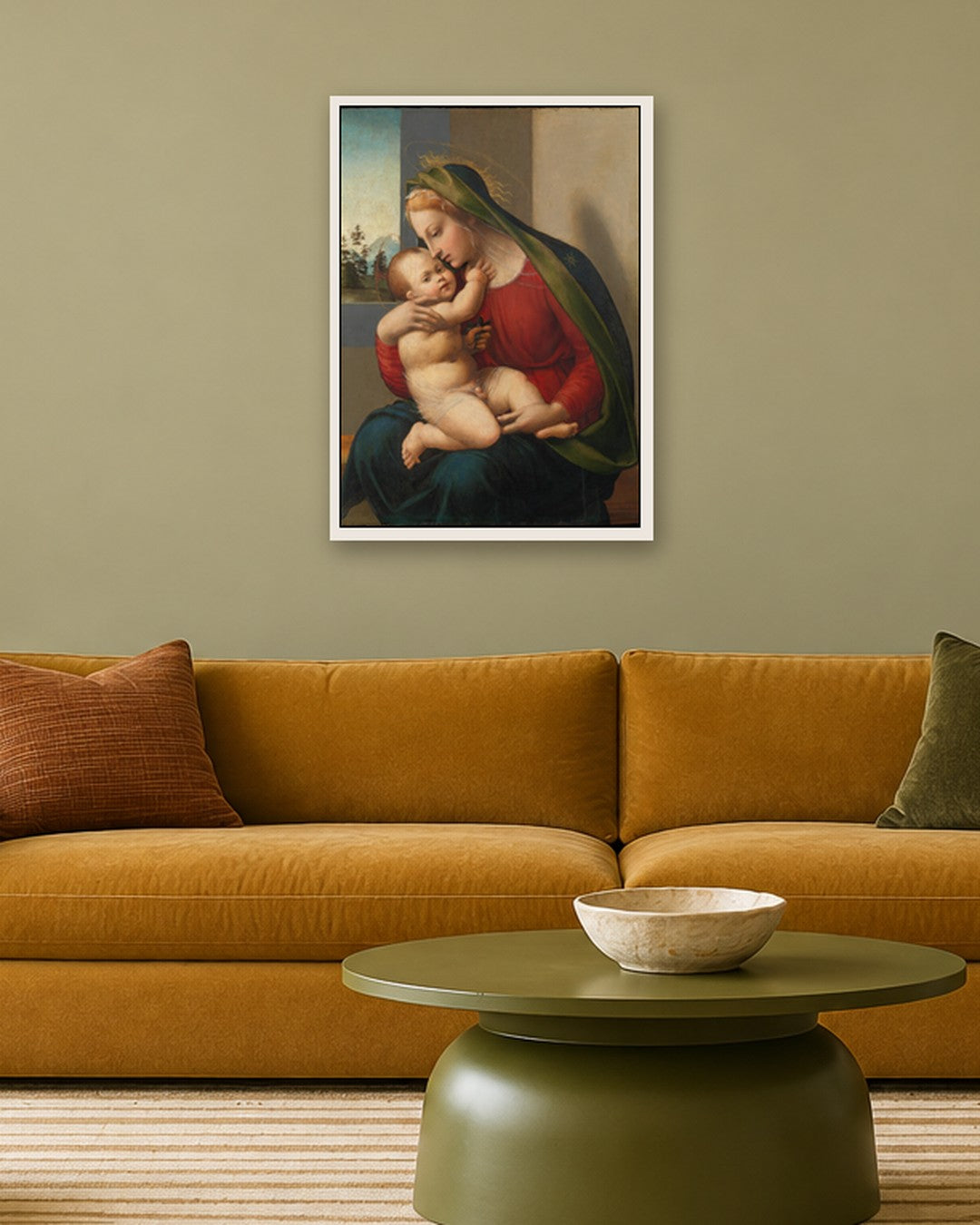 Renaissance Masters - Renaissance Masterpiece No. 146 - white frame in a room