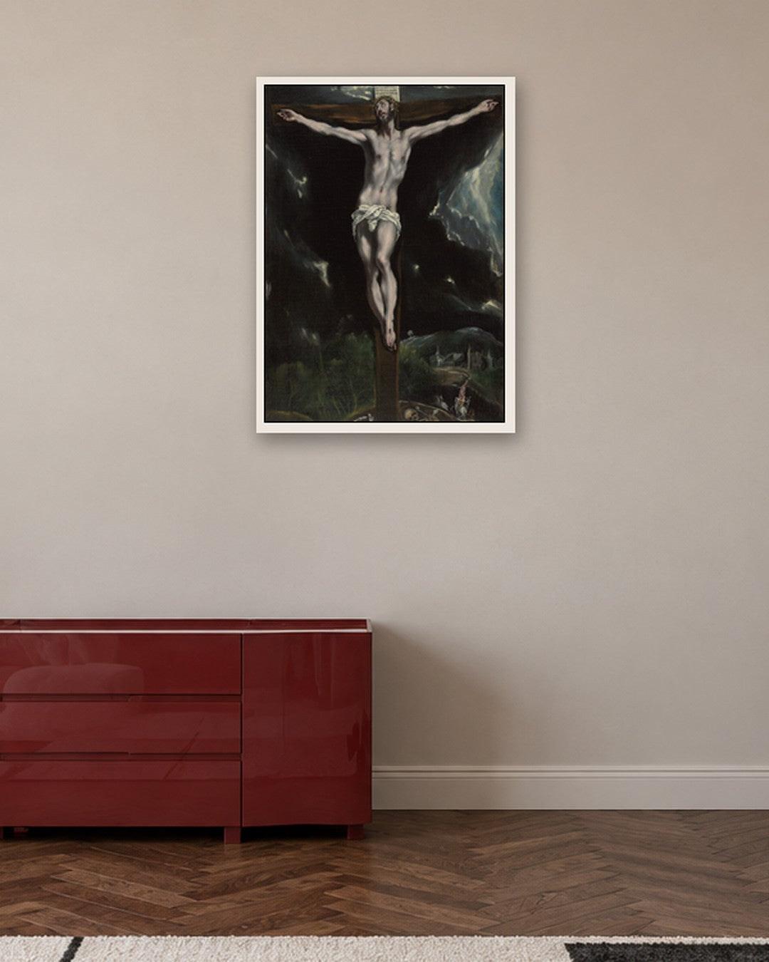 Renaissance Masters - Renaissance Masterpiece No. 234 - white frame in a room