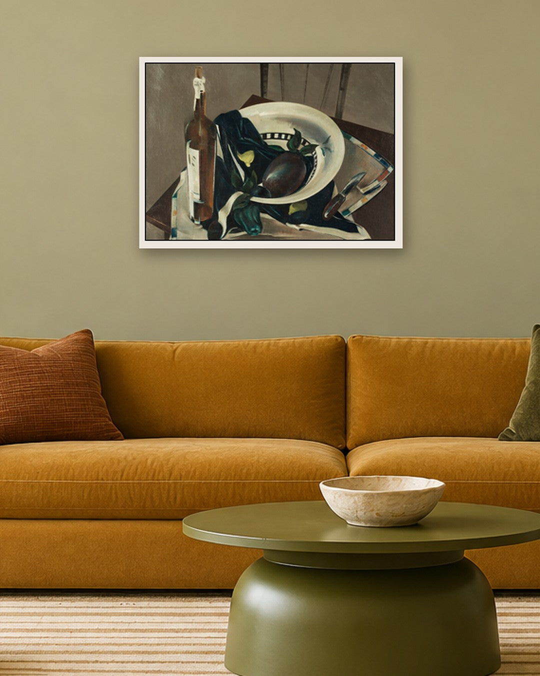 Preston Dickinson - Still Life - white frame in a room