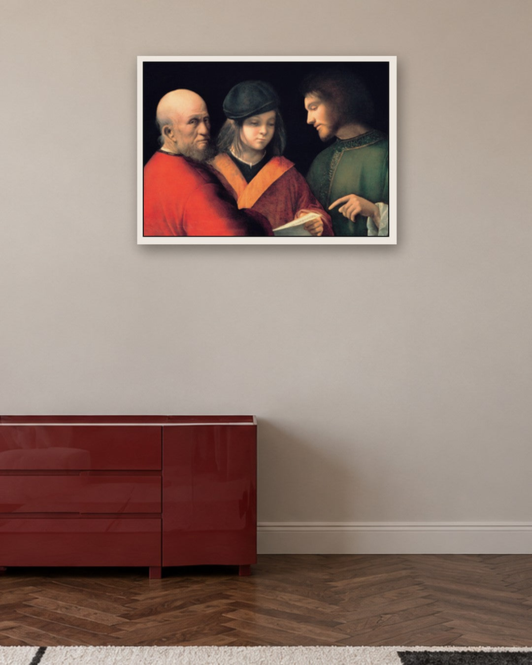 Renaissance Masters - Renaissance Masterpiece No. 286 - white frame in a room