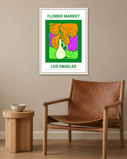 SENT Studio - Artistic Poster No. 41 - white frame in a room