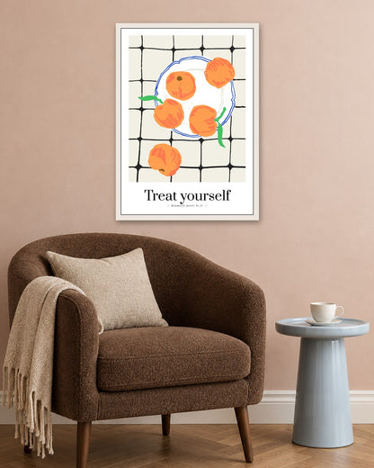 SENT Studio - Cravings Poster No. 11 - white frame in a room