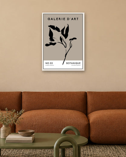 SENT Studio - Bohemian Poster No. 2 - white frame in a room