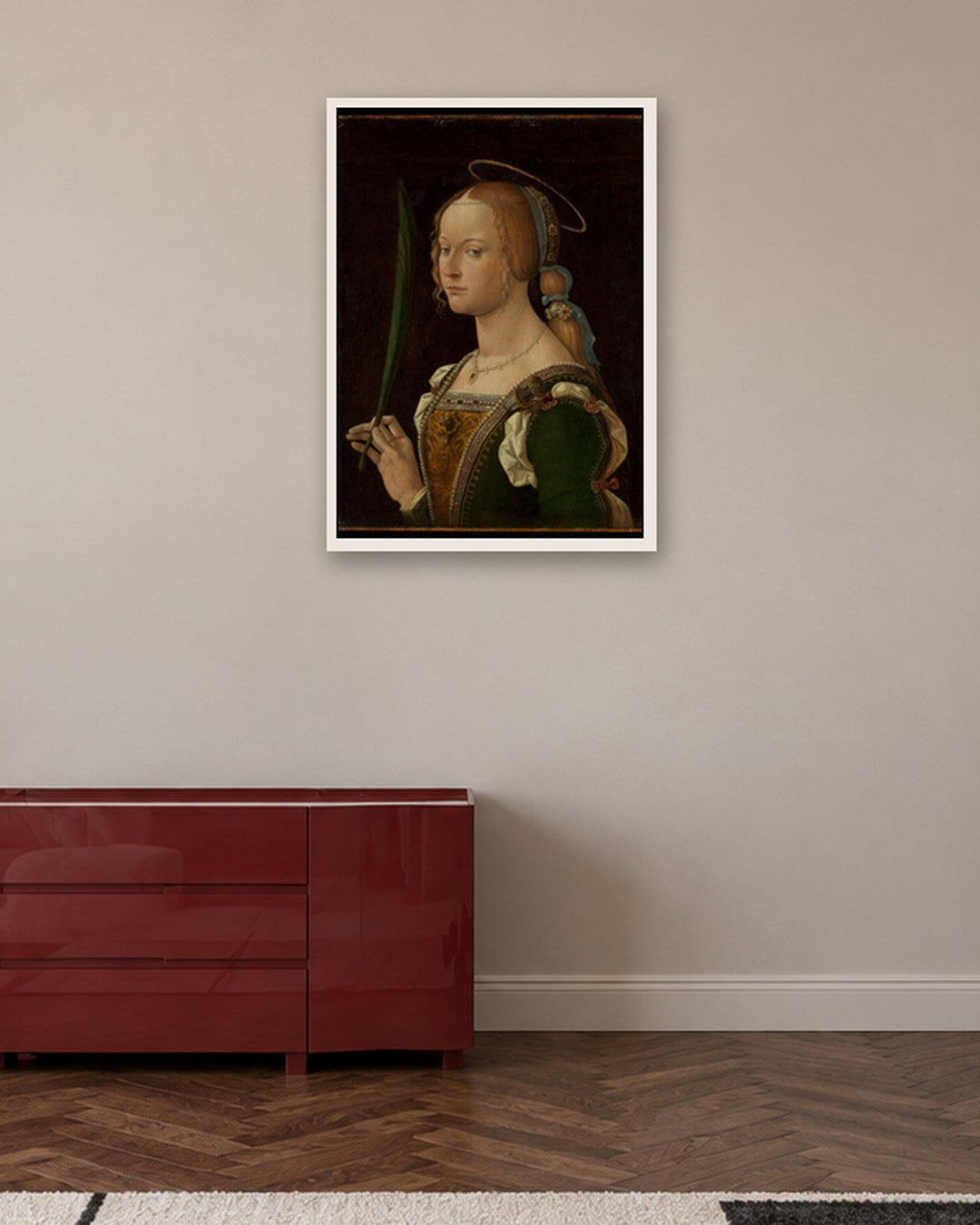 Renaissance Masters - Renaissance Masterpiece No. 161 - white frame in a room