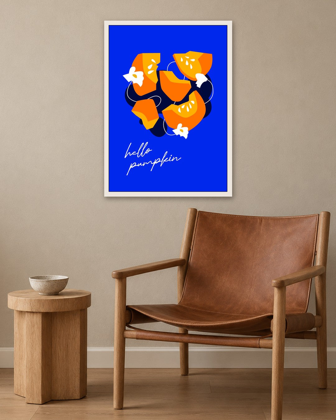 SENT Studio - Artistic Poster No. 12 - white frame in a room