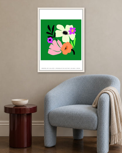 SENT Studio - Artistic Poster No. 2 - white frame in a room