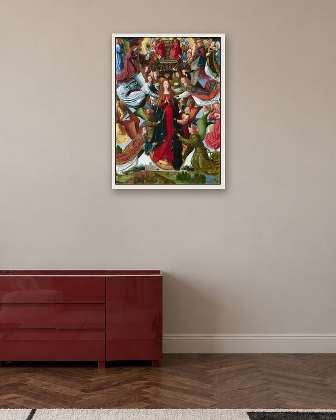 Renaissance Masters - Renaissance Masterpiece No. 88 - white frame in a room