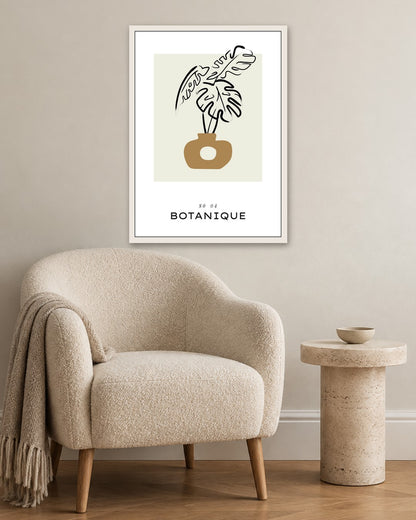 SENT Studio - Bohemian Poster No. 79 - white frame in a room