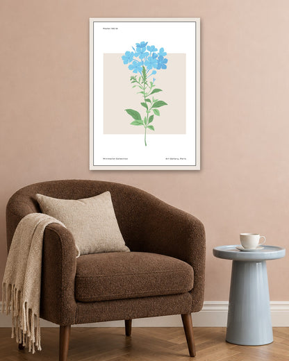 SENT Studio - Botanical Poster No. 46 - white frame in a room