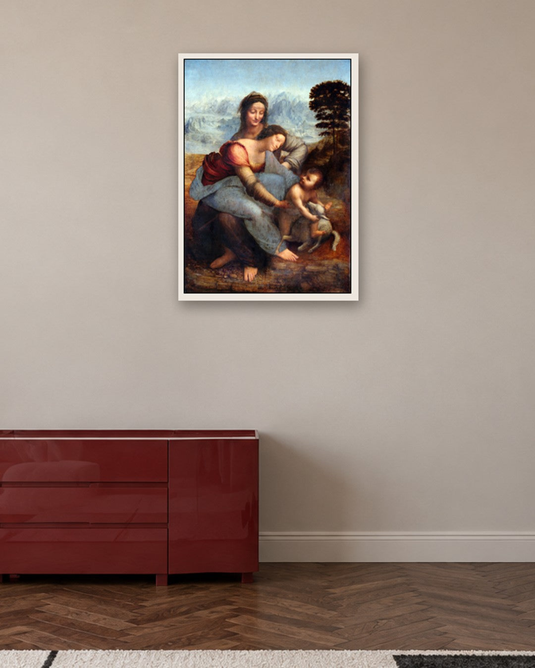 Renaissance Masters - Renaissance Masterpiece No. 338 - white frame in a room