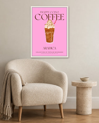 SENT Studio - Cocktail Poster No. 22 - white frame in a room
