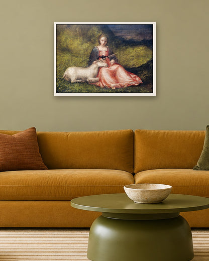 Renaissance Masters - Renaissance Masterpiece No. 288 - white frame in a room