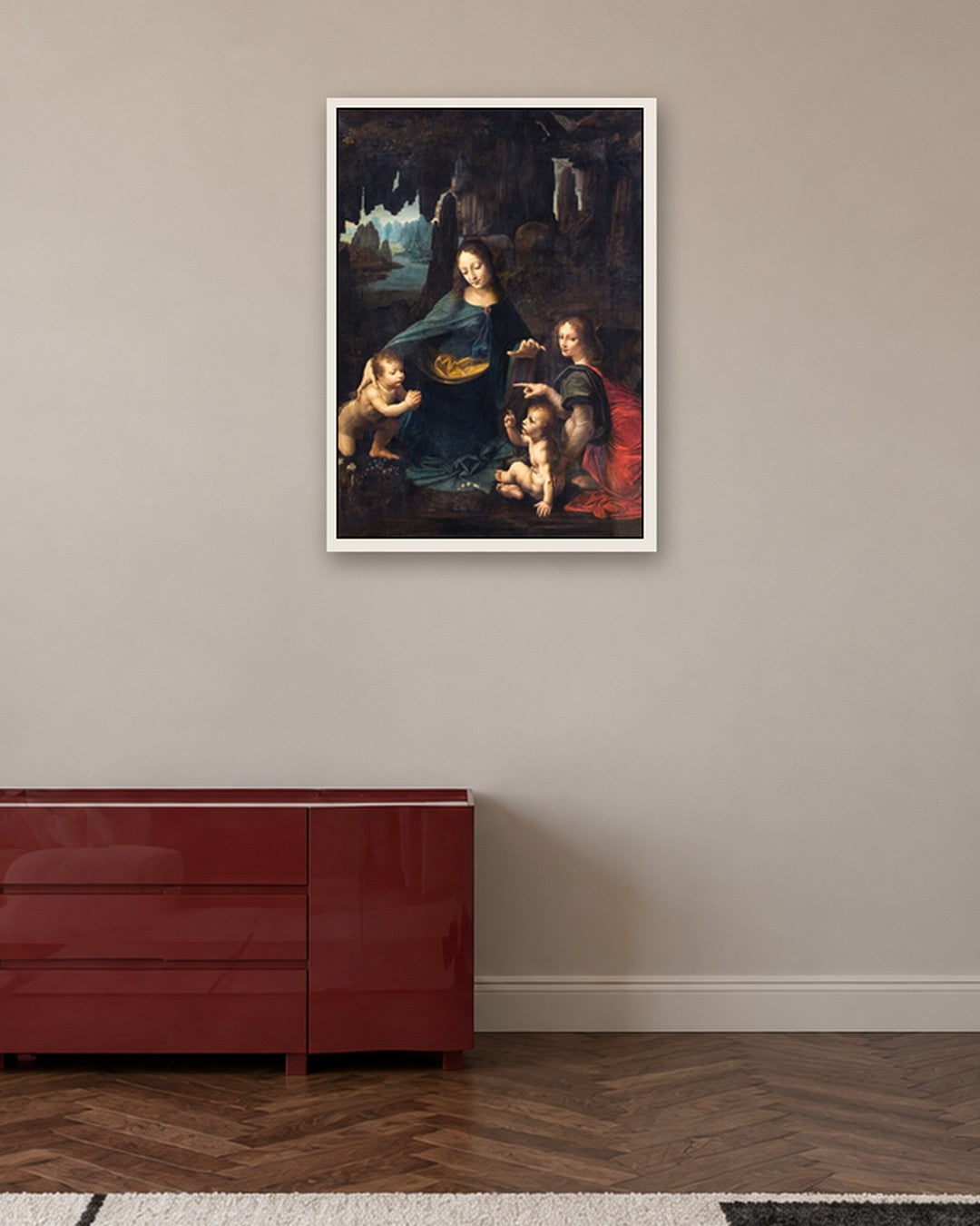 Renaissance Masters - Renaissance Masterpiece No. 357 - white frame in a room