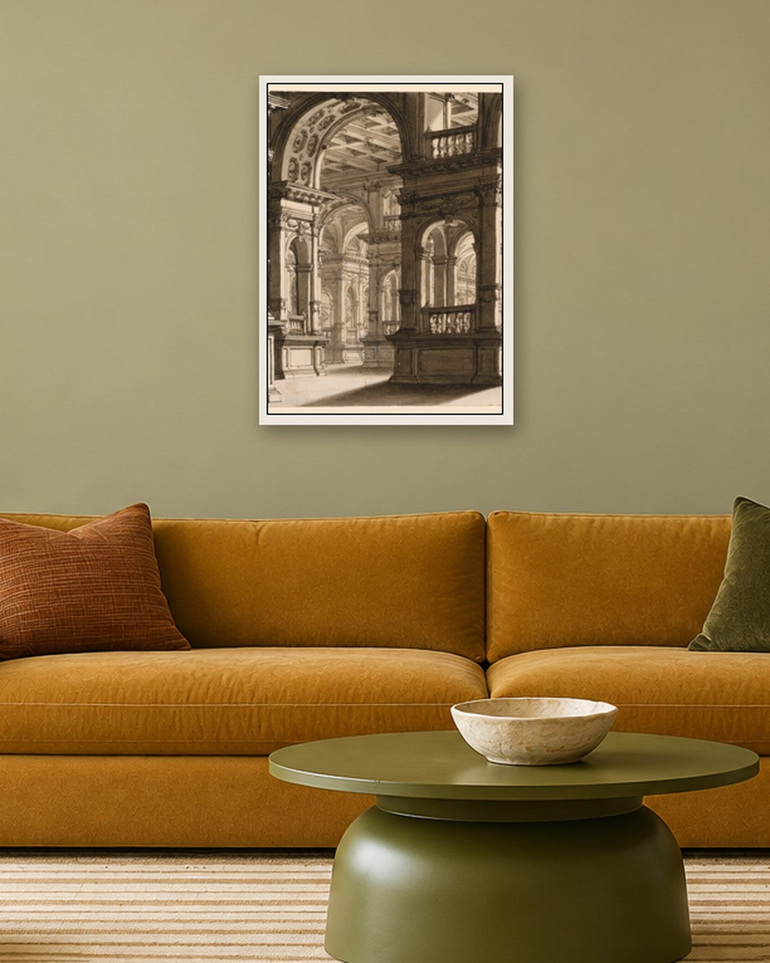 Renaissance Masters - Renaissance Masterpiece No. 177 - white frame in a room