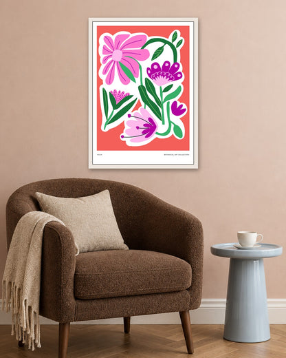 SENT Studio - Aesthetic Poster No. 29 - white frame in a room
