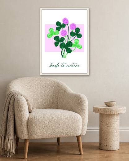 SENT Studio - Artistic Poster No. 60 - white frame in a room