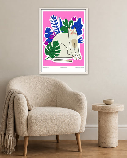 SENT Studio - Aesthetic Poster No. 13 - white frame in a room