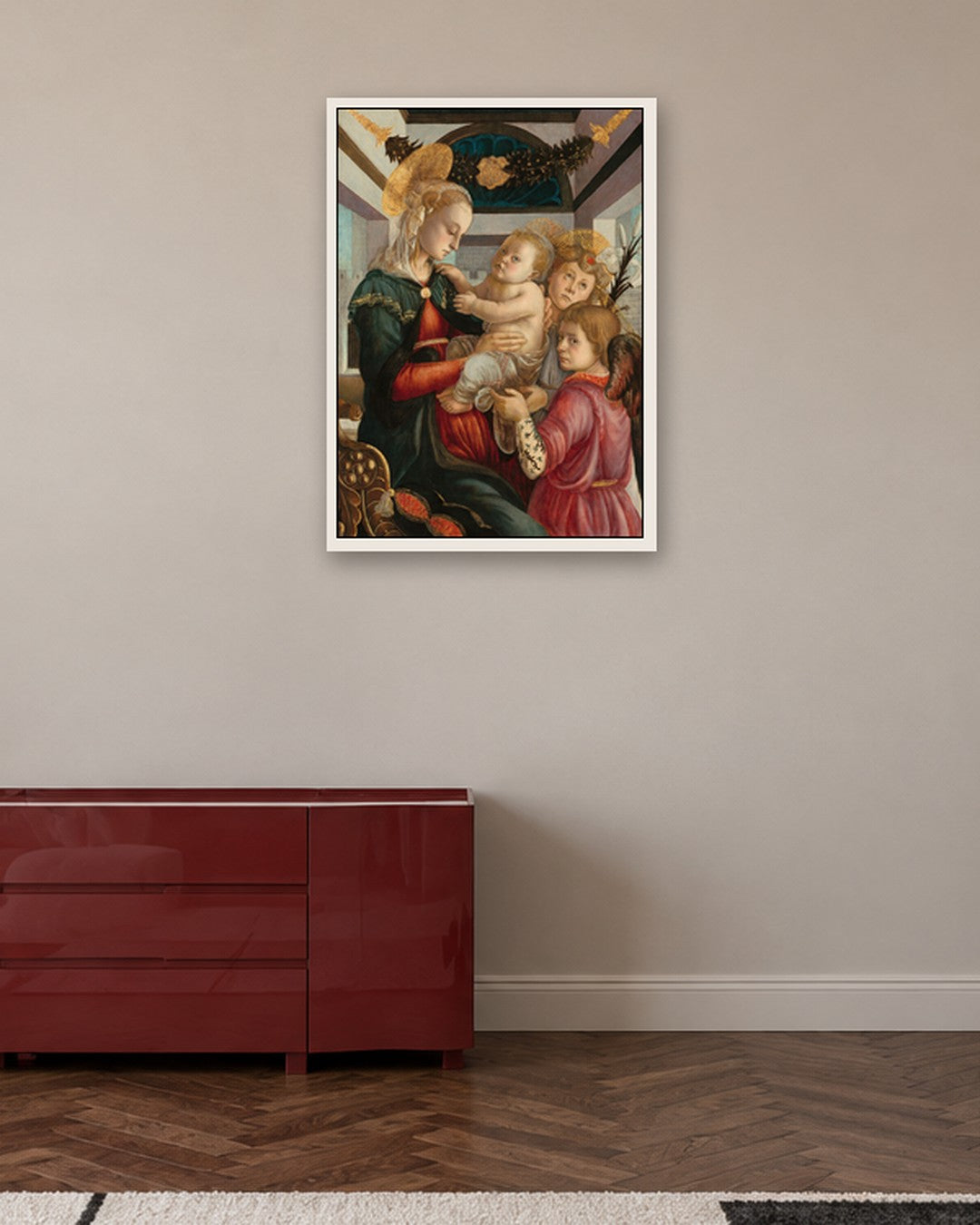 Renaissance Masters - Renaissance Masterpiece No. 222 - white frame in a room