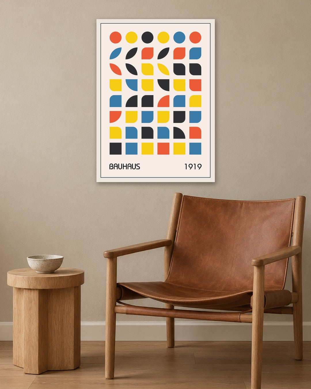 Bauhaus - Colour Grid - white frame in a room