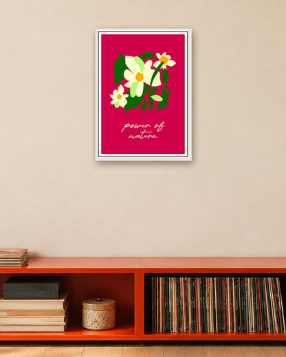 SENT Studio - Artistic Poster No. 15 - white frame in a room