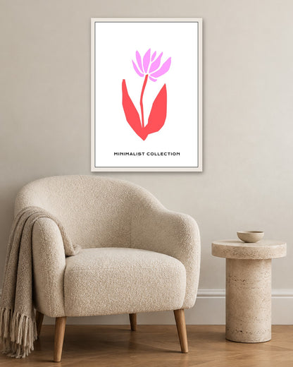 SENT Studio - Abstract Poster No. 21 - white frame in a room